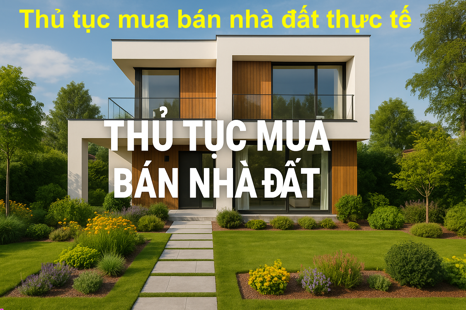 thủ tục mua bán nhà đất 
