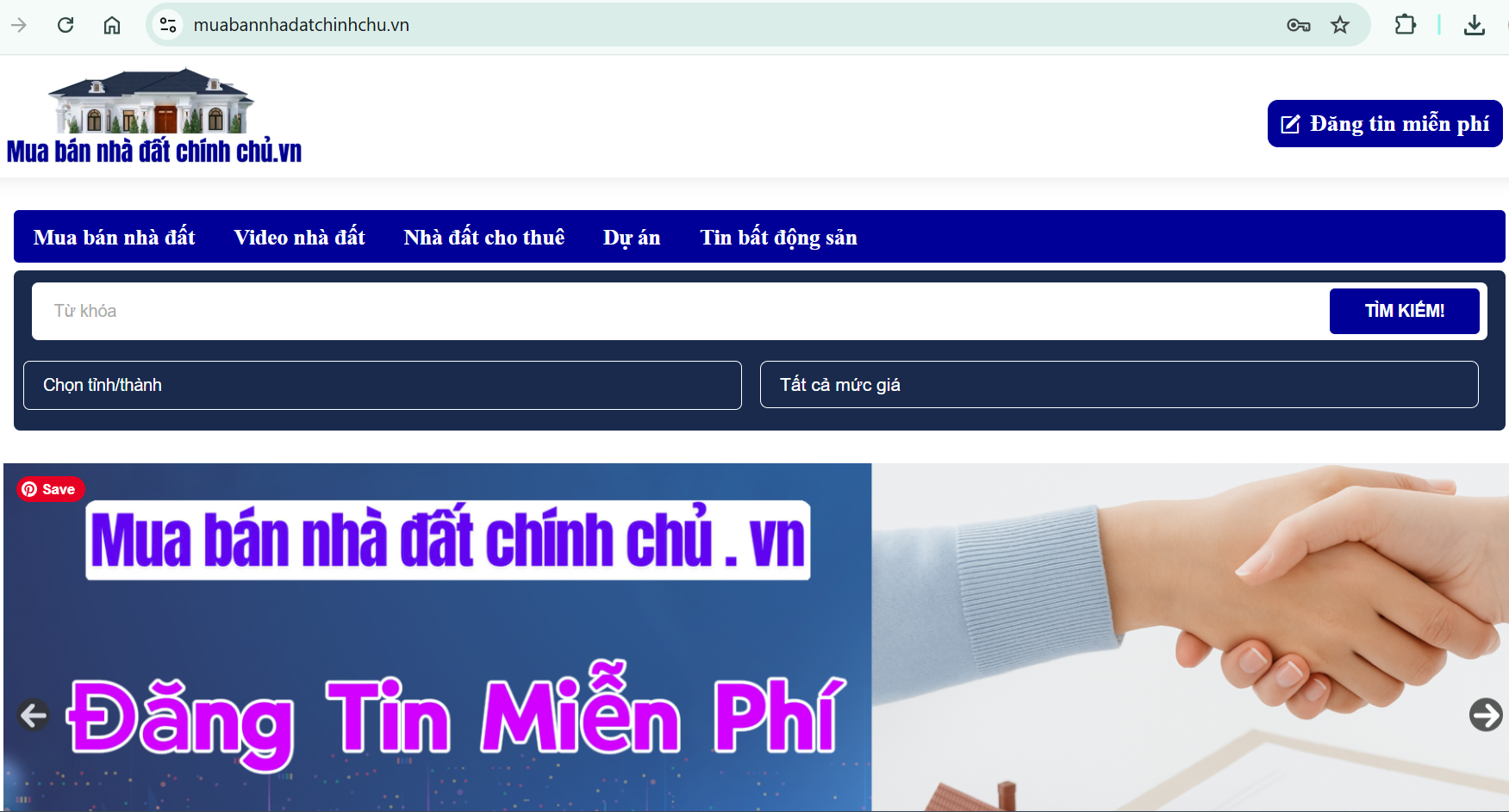 Đăng tin bất động sản tìm khách hàng