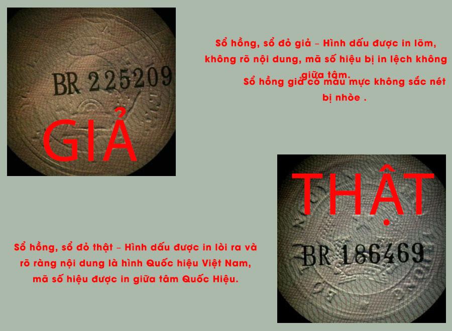 Phân biệt sổ hồng thật giả